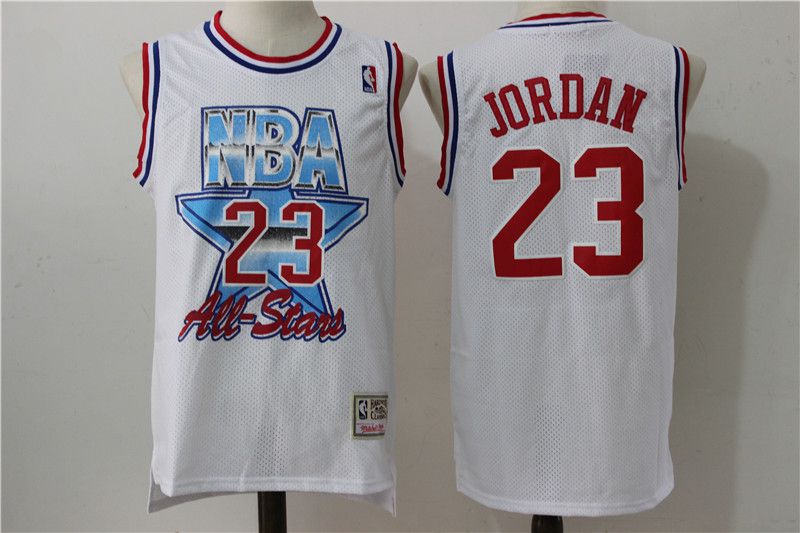 Men Chicago Bulls #23 Jordan White 93 All star NBA Jerseys